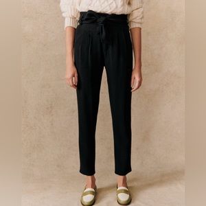 Sezane Austin Trousers in Black